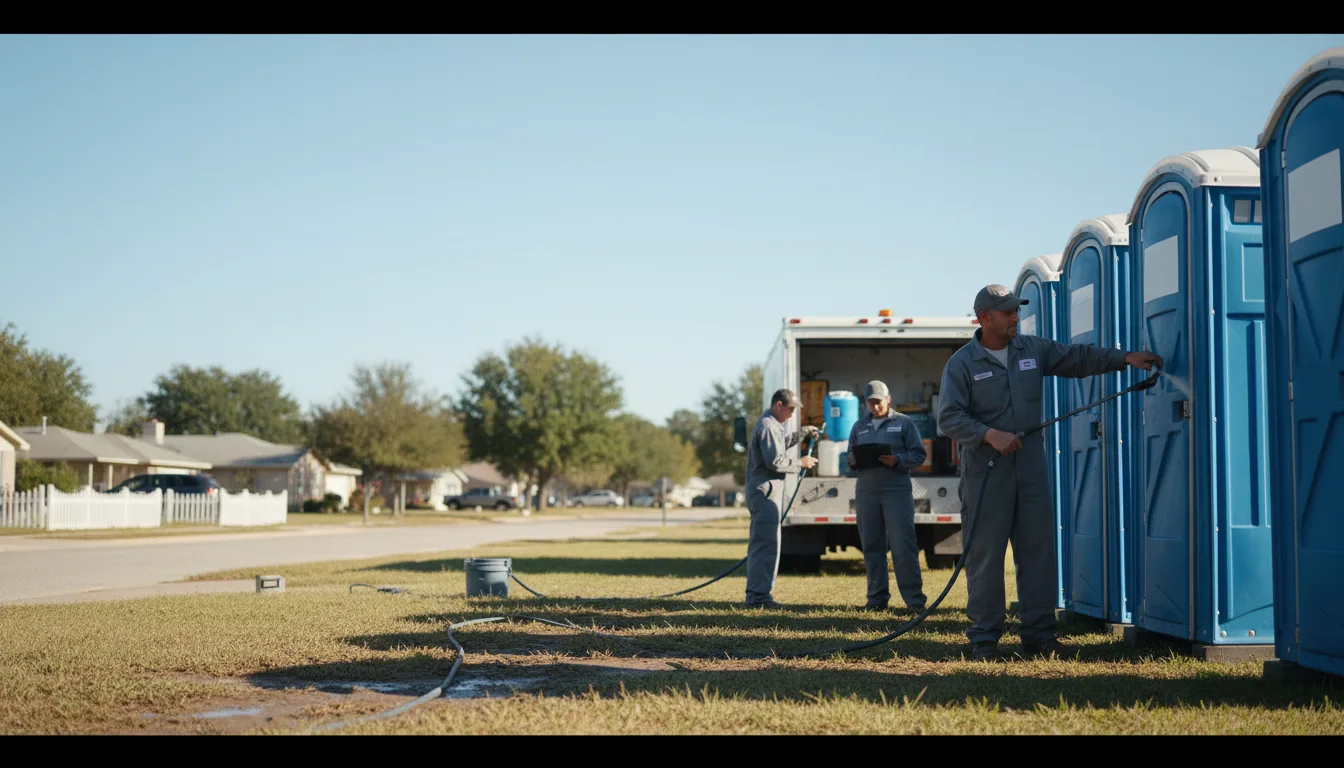 Long-Term Portable Toilet Rental in Sumner, GA near me